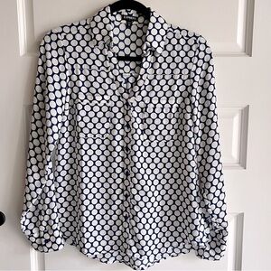 Women’s Express Button Down Blouse, XS